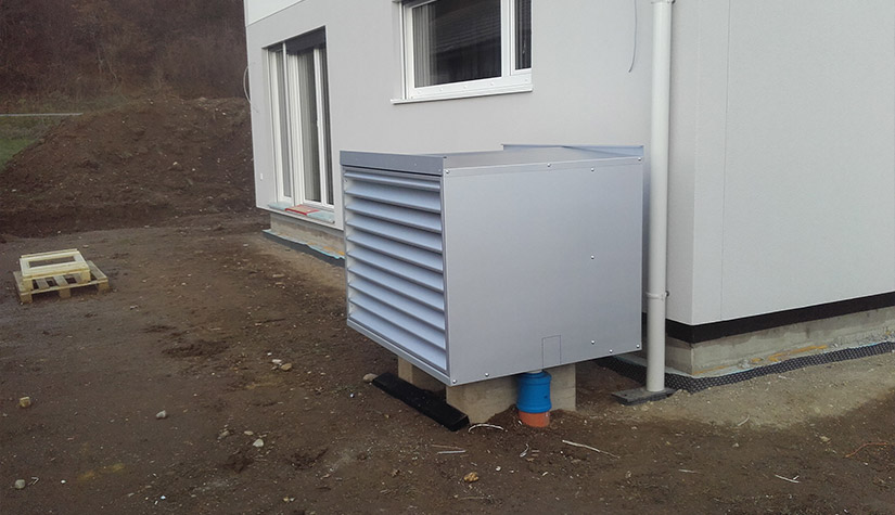Caisson acoustique Solflex sur une maison individuelle